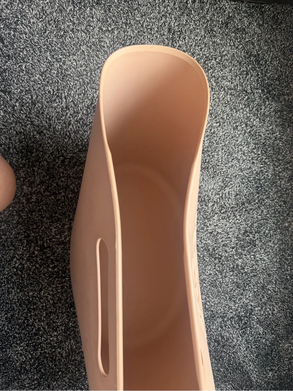 Gucci Blush Rubber Tote with Embossed Logo